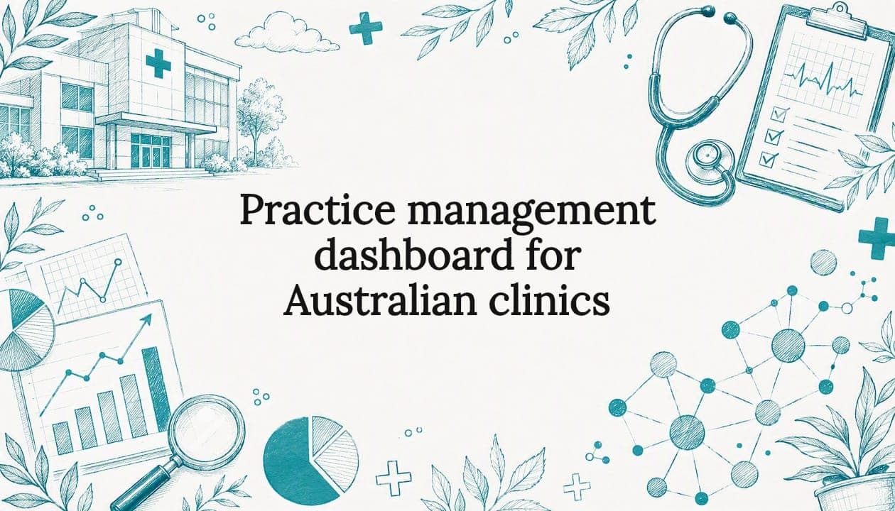 Practice management dashboard for Australian clinics
