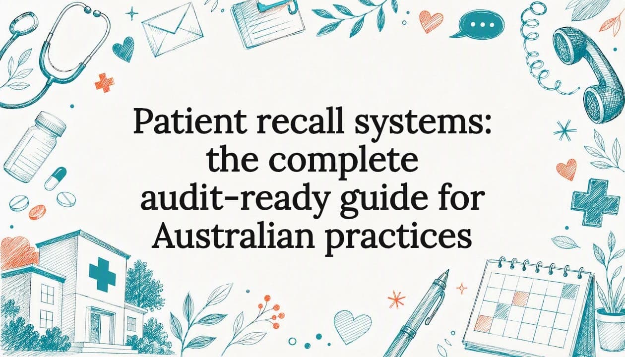 Patient recall systems: the complete audit-ready guide for Australian practices
