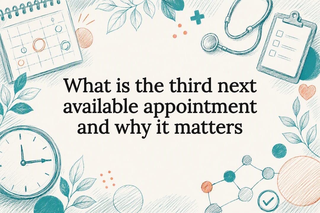 What is the third next available appointment and why it matters
