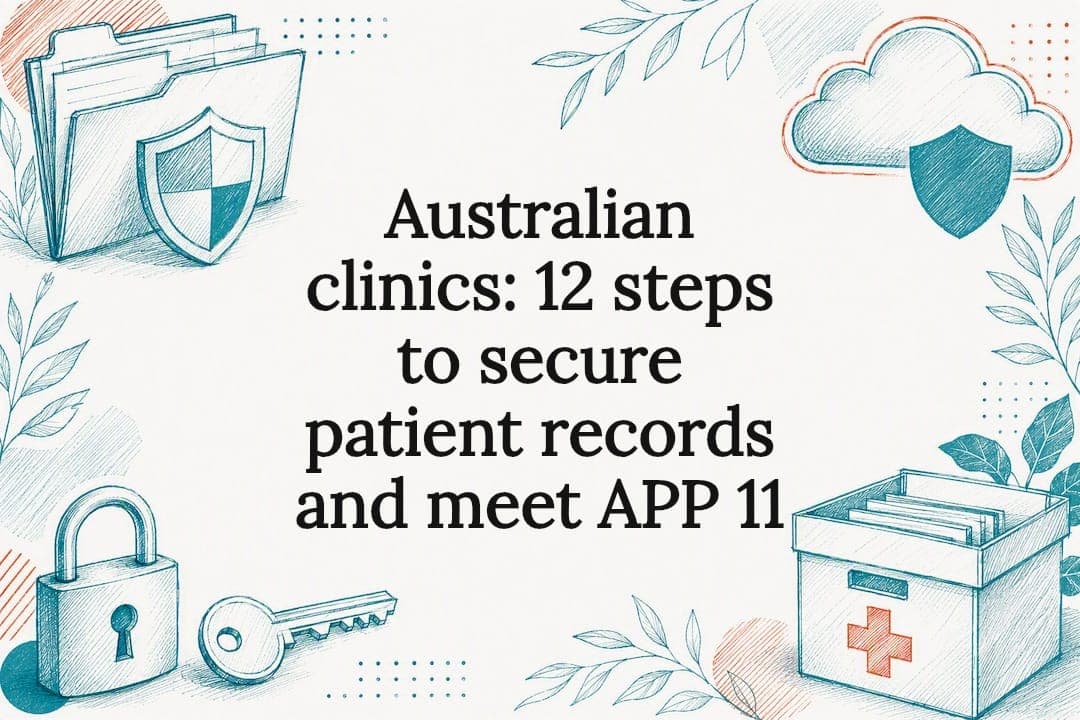 Australian clinics: 12 steps to secure patient records and meet APP 11