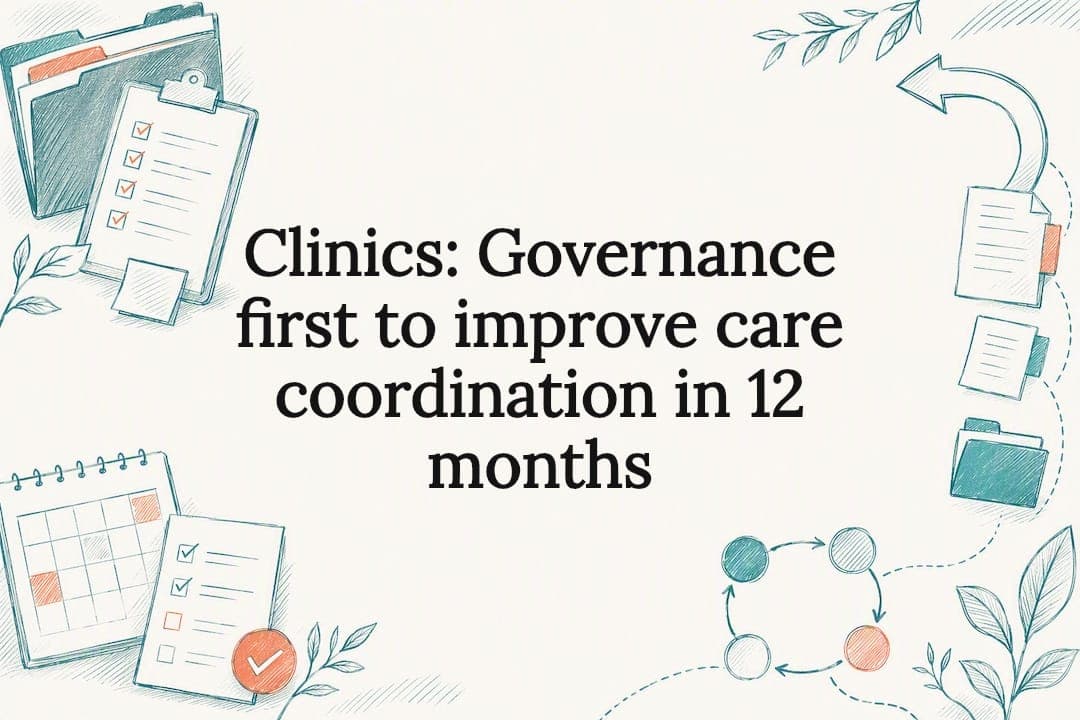 Clinics: Governance first to improve care coordination in 12 months