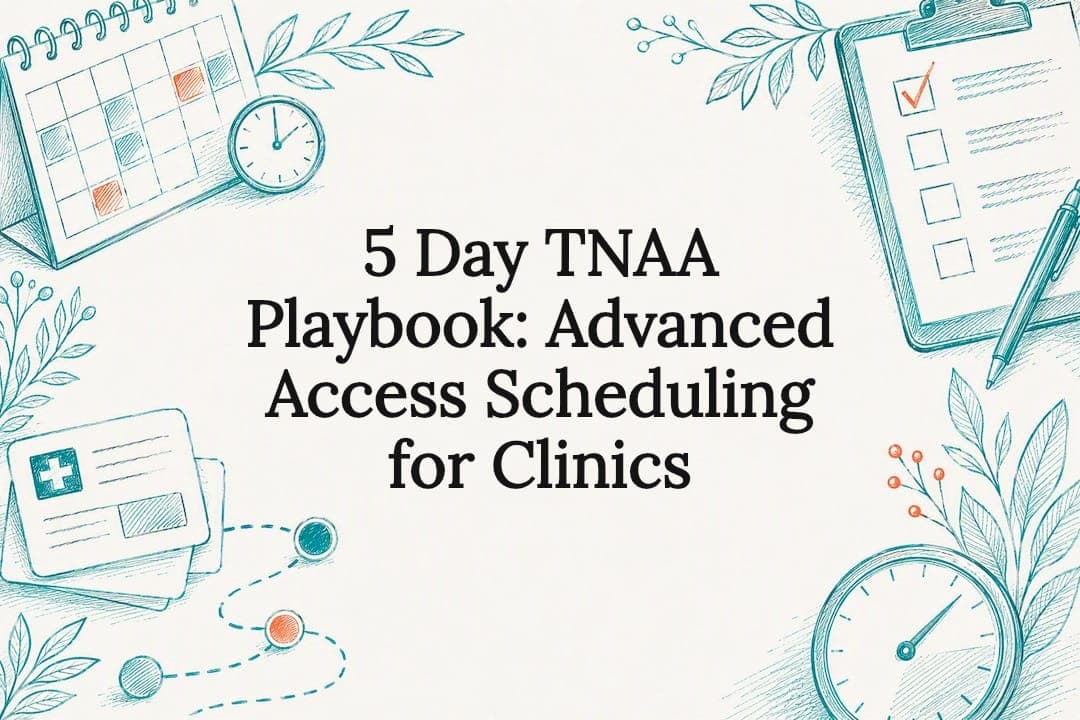 5 Day TNAA Playbook: Advanced Access Scheduling for Clinics