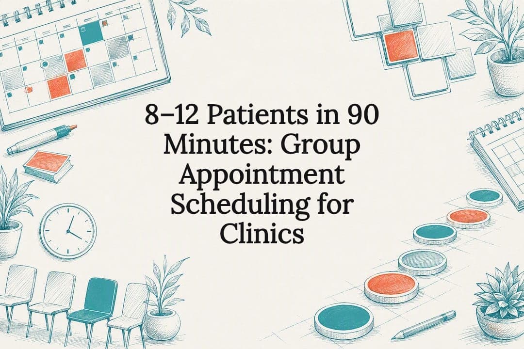 8–12 Patients in 90 Minutes: Group Appointment Scheduling for Clinics