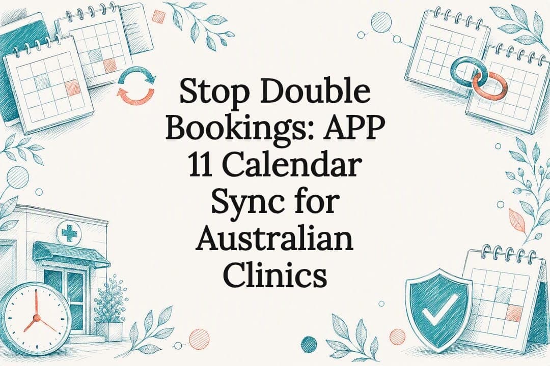Stop Double Bookings: APP 11 Calendar Sync for Australian Clinics