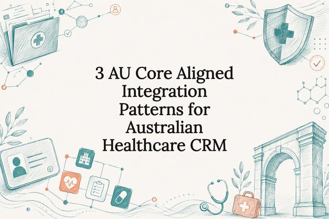 3 AU Core Aligned Integration Patterns for Australian Healthcare CRM