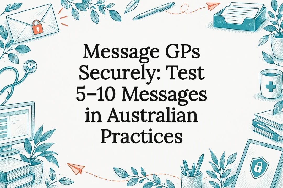Message GPs Securely: Test 5–10 Messages in Australian Practices